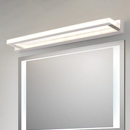 LED Wall Light with Rectangular Mirror Design for Versatile Living Areas