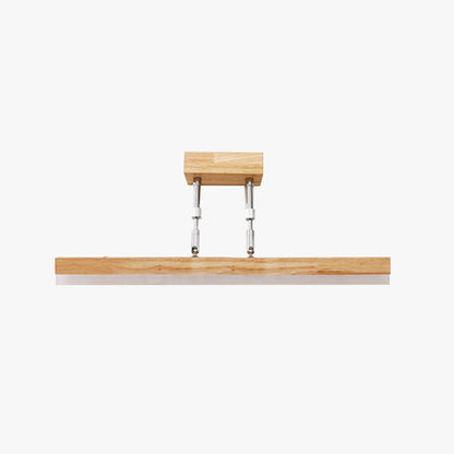 Indoor LED Wall Light with Wood and Metal in Retro Industrial Style