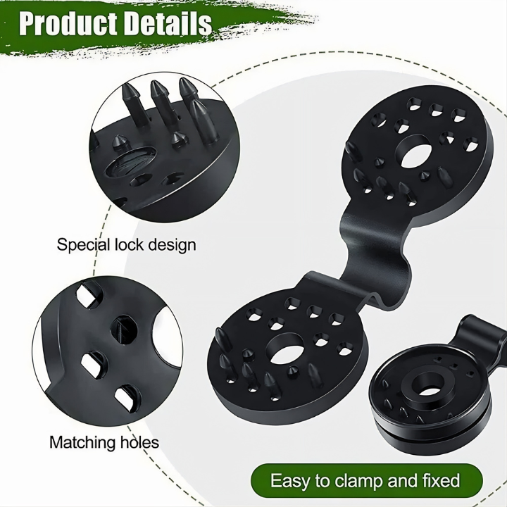 SecureHold Clips for Shade Nets | 6×4 cm | Weatherproof Fasteners