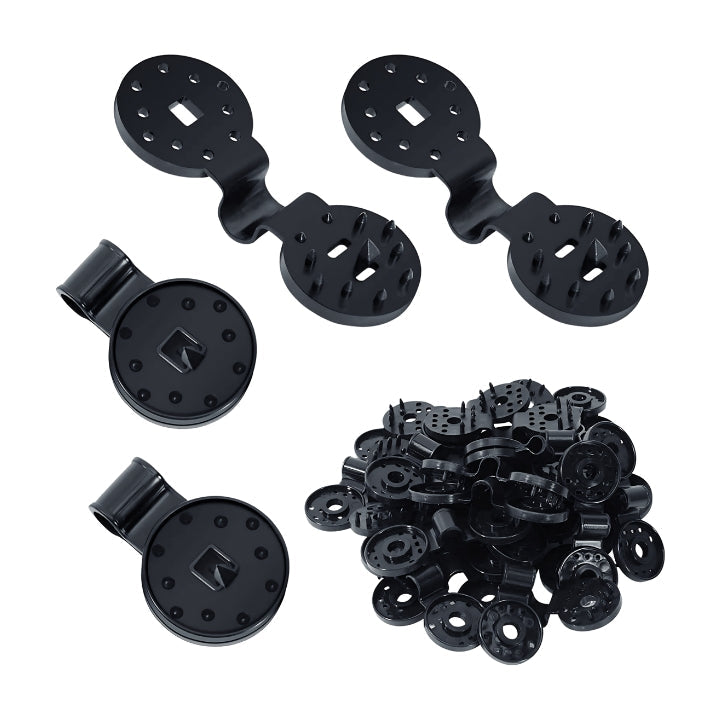 SecureHold Clips for Shade Nets | 6×4 cm | Weatherproof Fasteners