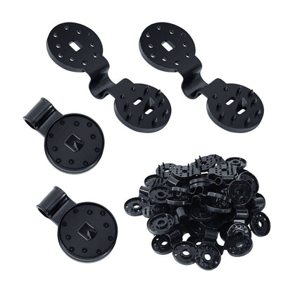 SecureHold Clips for Shade Nets | 6×4 cm | Weatherproof Fasteners