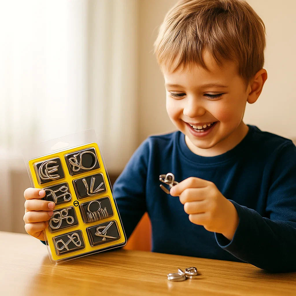 Children's Metal Puzzle Game for Learning and Fun