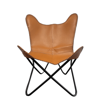 Genuine Leather Bat Chair in Various Colors Available