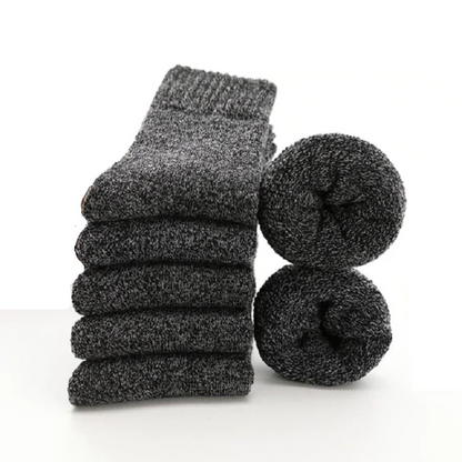 Warm Woolen Socks - Set of 5 Pairs