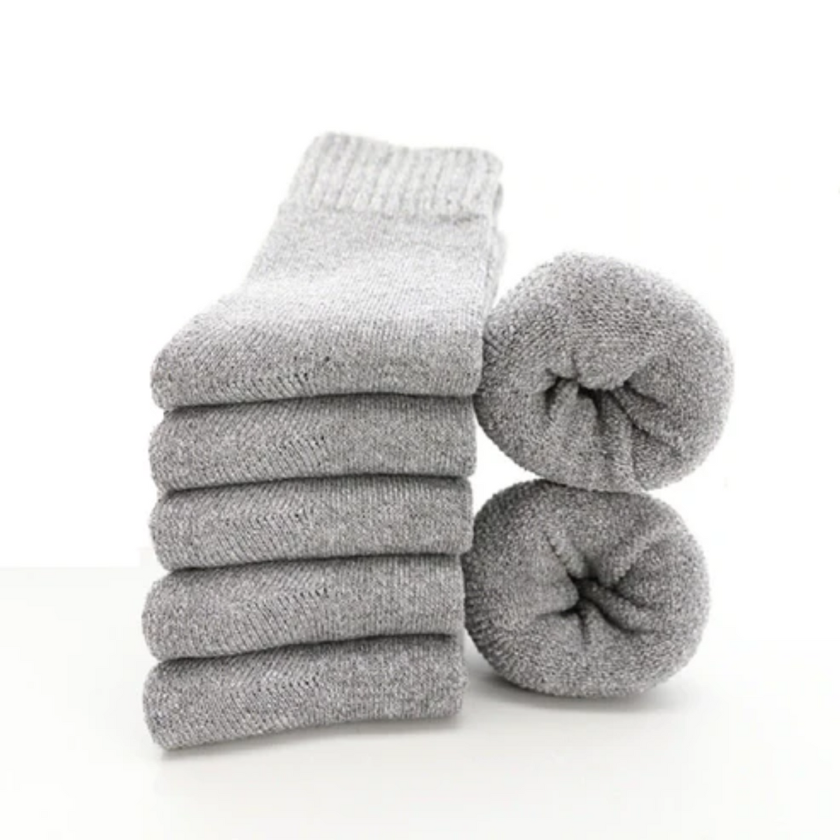 Warm Woolen Socks - Set of 5 Pairs