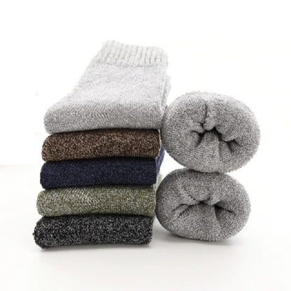 Warm Woolen Socks - Set of 5 Pairs