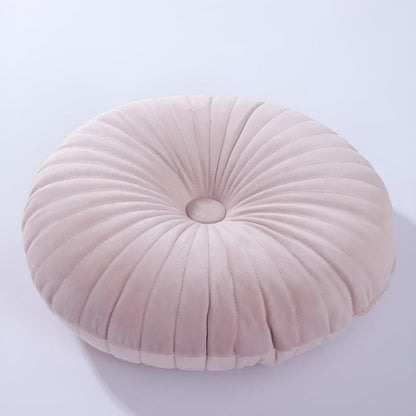 Whimsical Pumpkin-Shaped Cozy Cushion