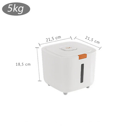 Sealed Pet Food Storage Bin for Dry Kibble