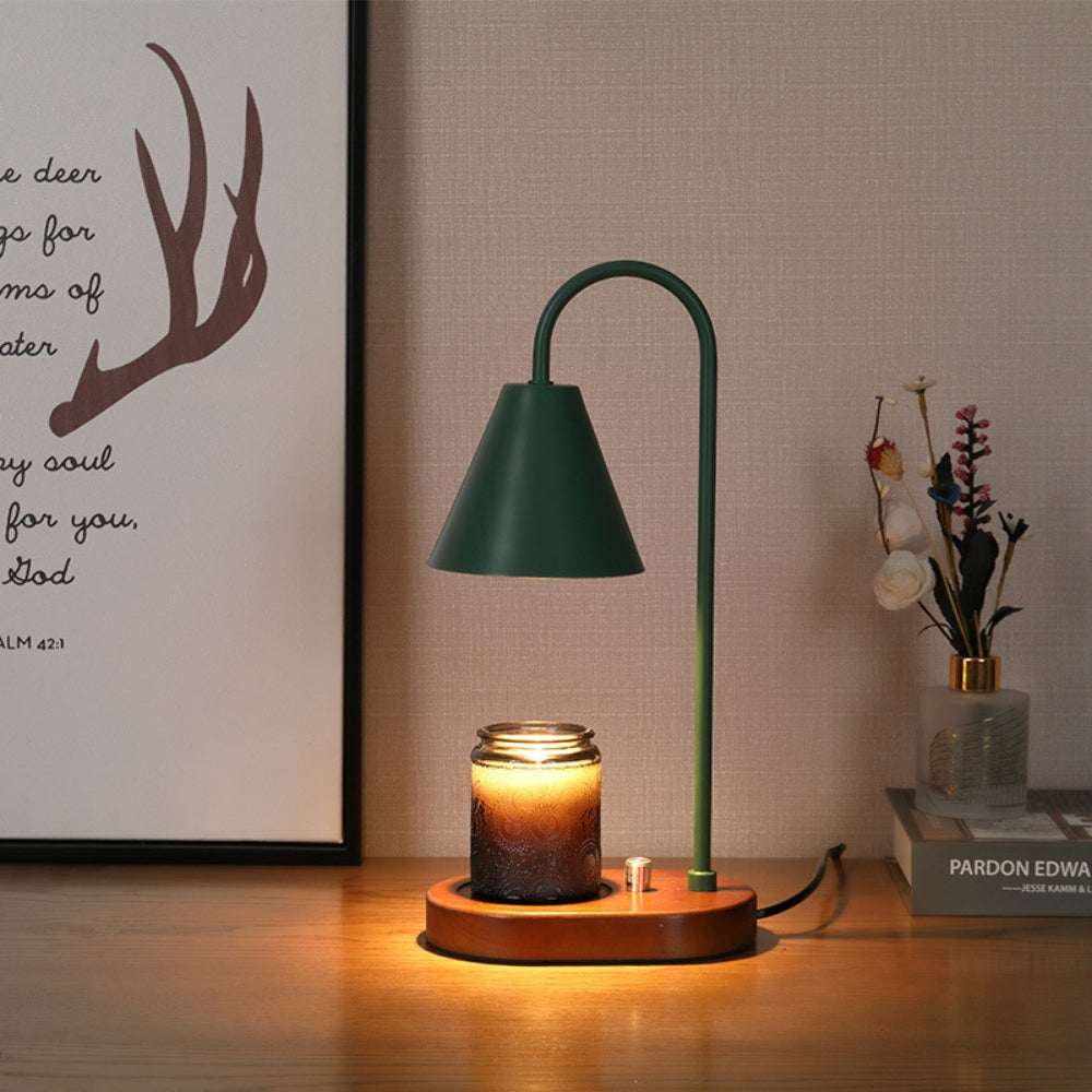 Serene Glow Adjustable Candle Warmer Lamp