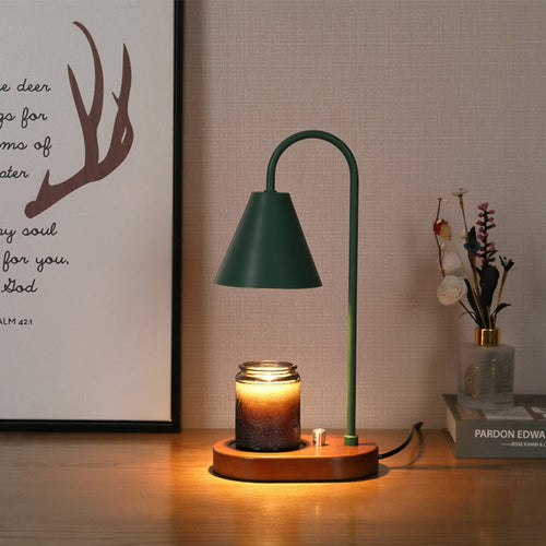 Serene Glow Adjustable Candle Warmer Lamp