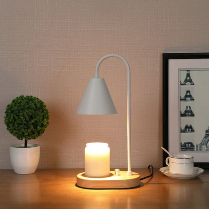 Serene Glow Adjustable Candle Warmer Lamp