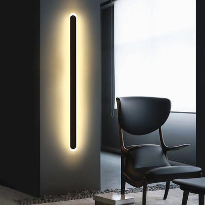 Weatherproof Black LED Wall Light – Dimmable and Sleek Design for Outdoors