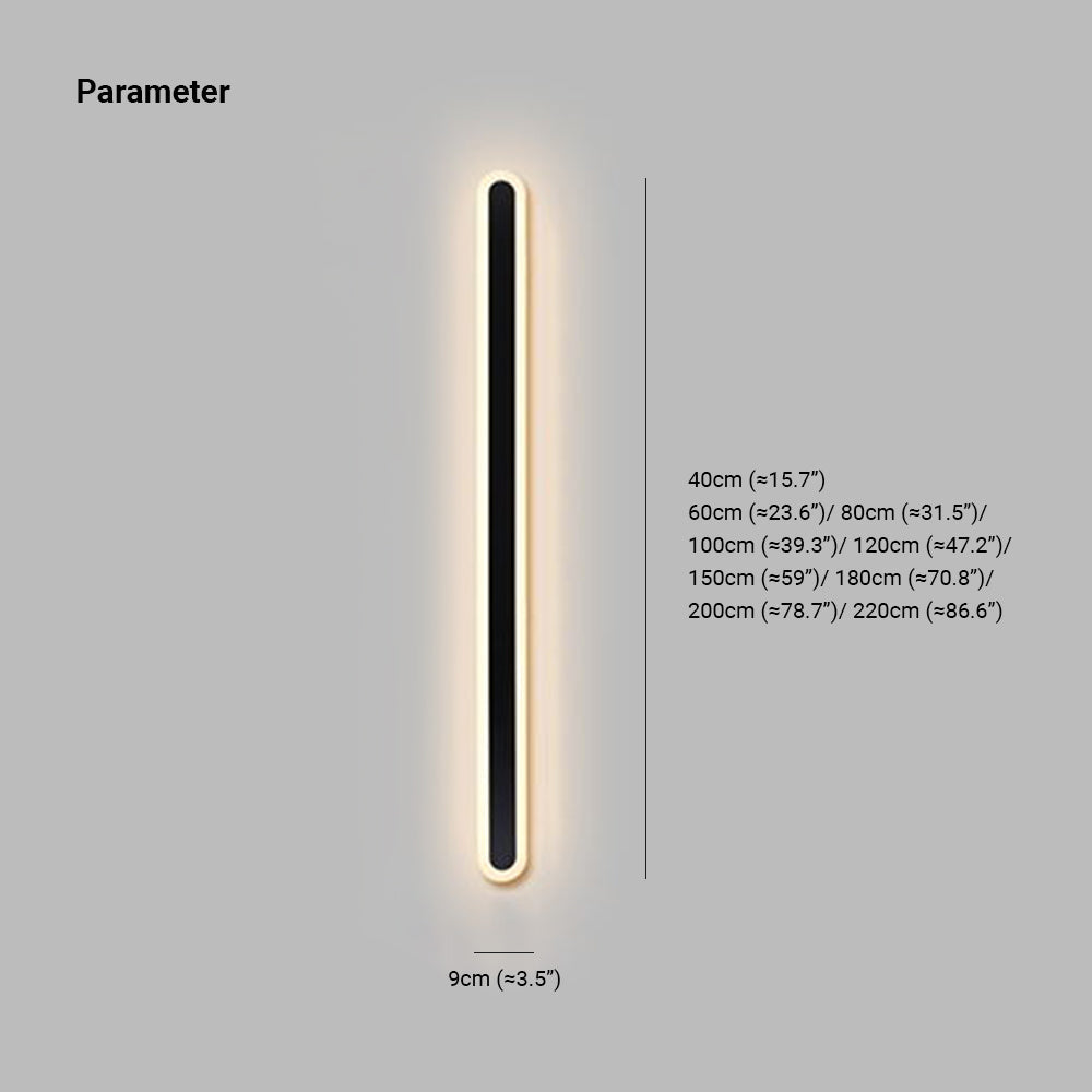 Weatherproof Black LED Wall Light – Dimmable and Sleek Design for Outdoors
