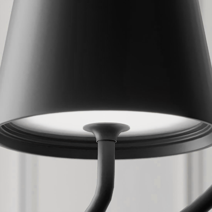 LuxeGlow Rechargeable Pendant Light for Indoor & Outdoor Use