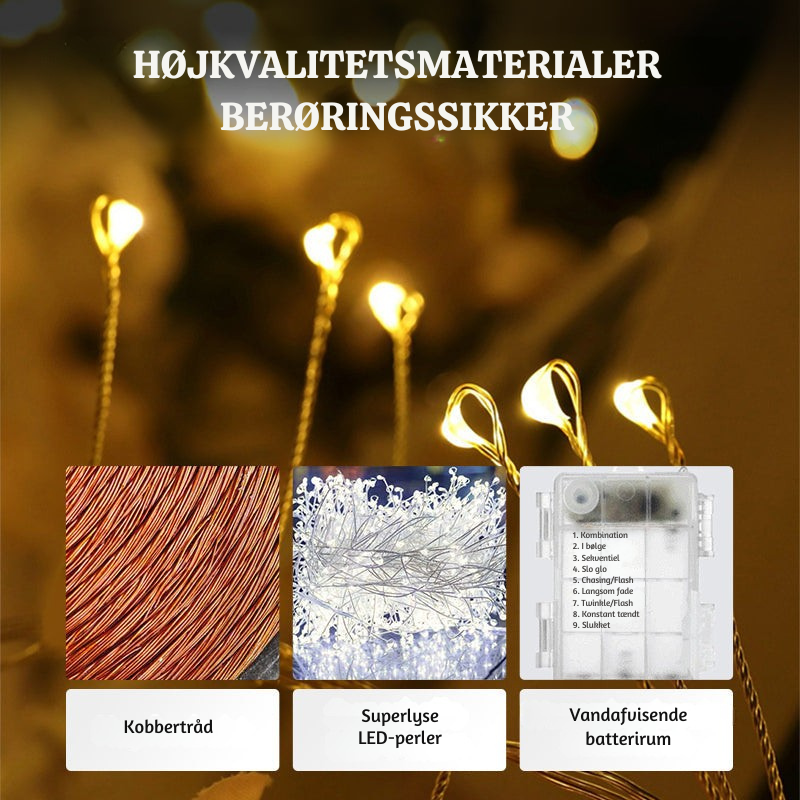 Enchanting Twinkling LED String Lights
