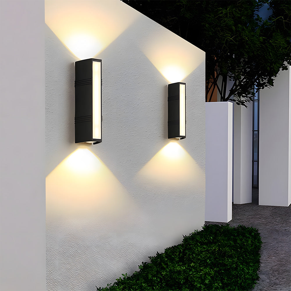 Weather-Resistant LED Wall Light for Outdoor Spaces - Bright for Gardens and Patios