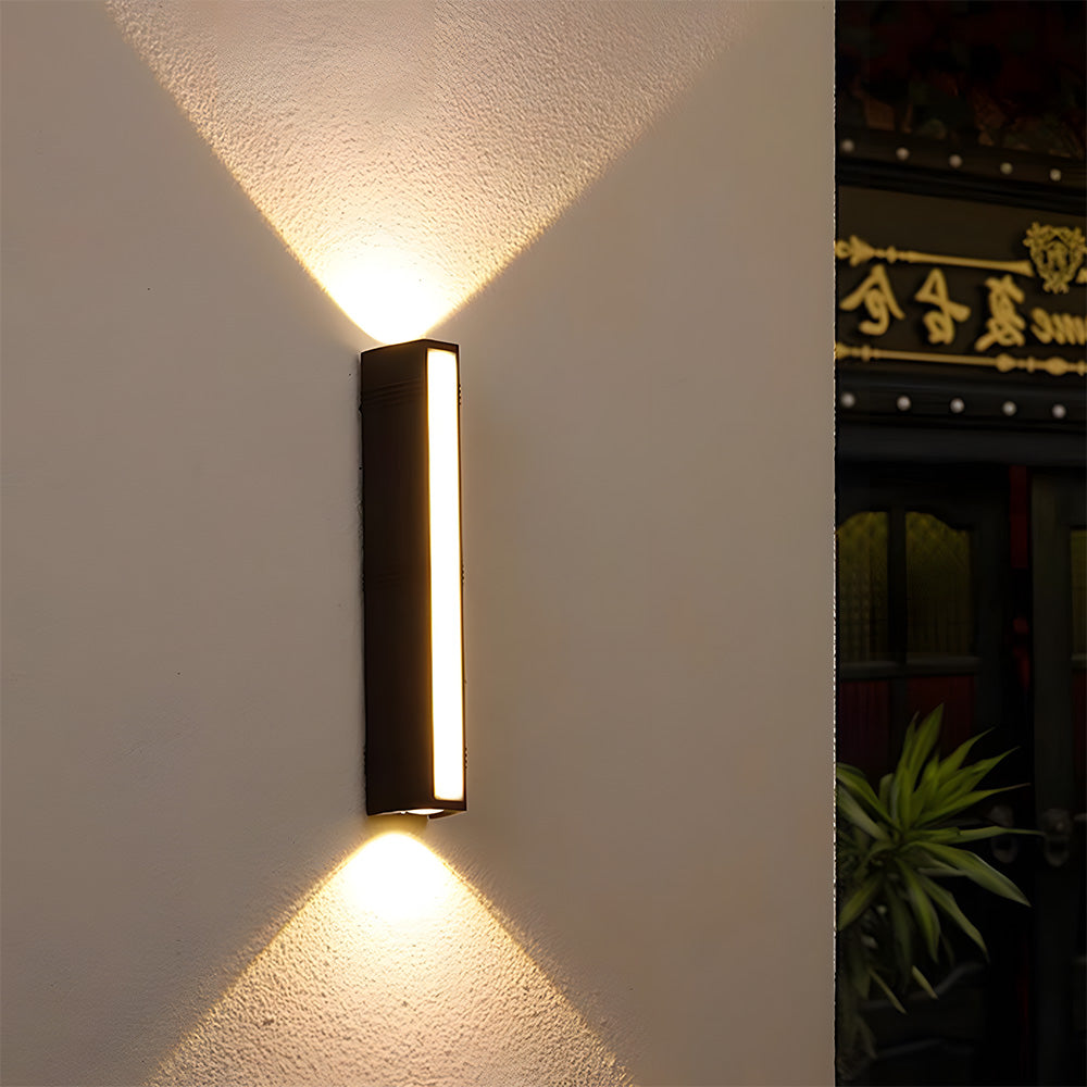 Weather-Resistant LED Wall Light for Outdoor Spaces - Bright for Gardens and Patios