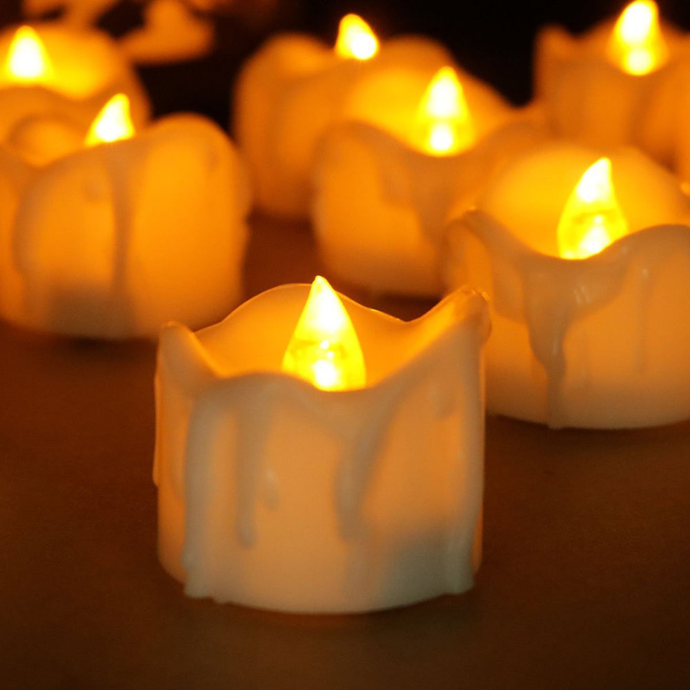 Flameless LED Candles with Warm Light for Decoration