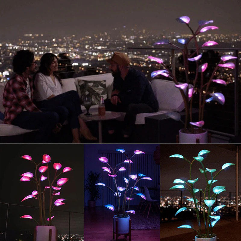 LED Plant with Luminous Bloom Effect for Enhanced Growth