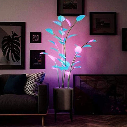 LED Plant with Luminous Bloom Effect for Enhanced Growth