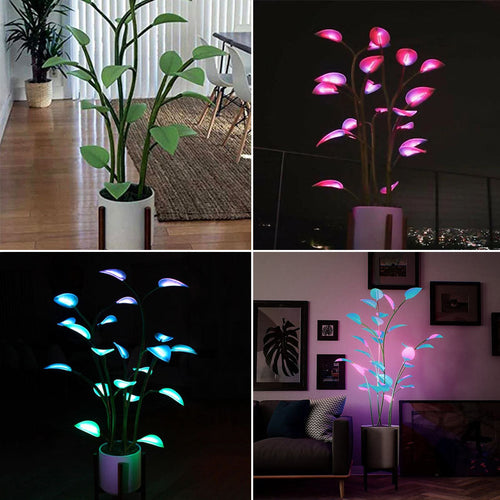 LED Plant with Luminous Bloom Effect for Enhanced Growth