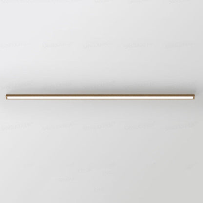Sleek LED Ceiling Light in Wood Design with Three Color Options