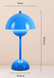 Rechargeable LED Table Lamp with Dimmable Cordless Design – Scandinavian Style
