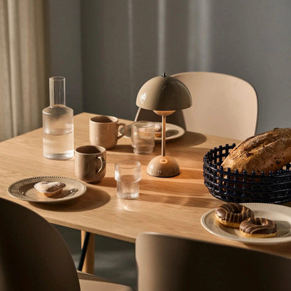 Rechargeable LED Table Lamp with Dimmable Cordless Design – Scandinavian Style
