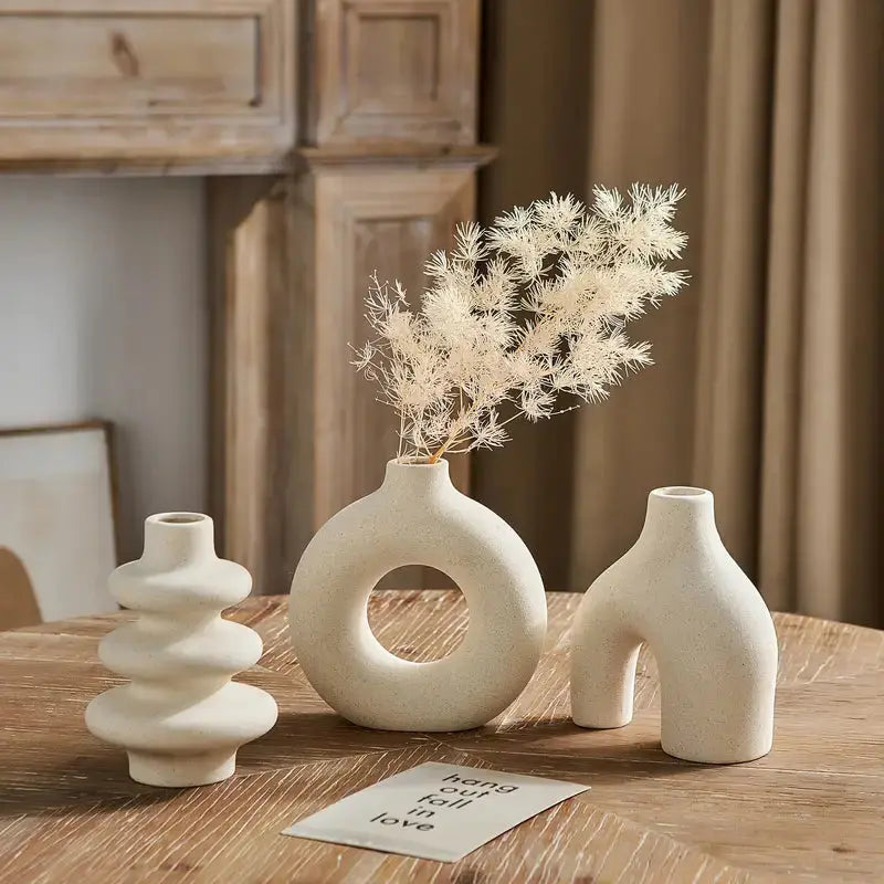 Set of Bohemian Ceramic Vases