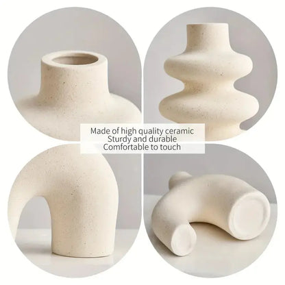 Set of Bohemian Ceramic Vases