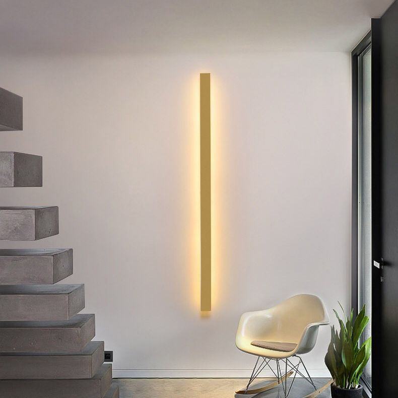 Linear Slim LED Wall Light for Hallway and Bedroom Use