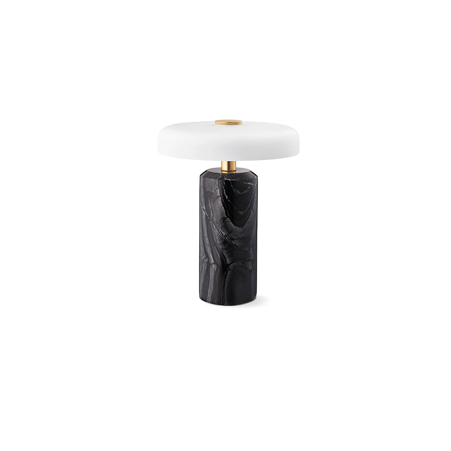 LED Touch-Control Table Lamps with Contemporary Marble Base