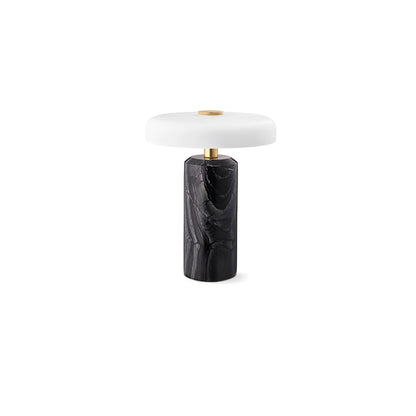 LED Touch-Control Table Lamps with Contemporary Marble Base