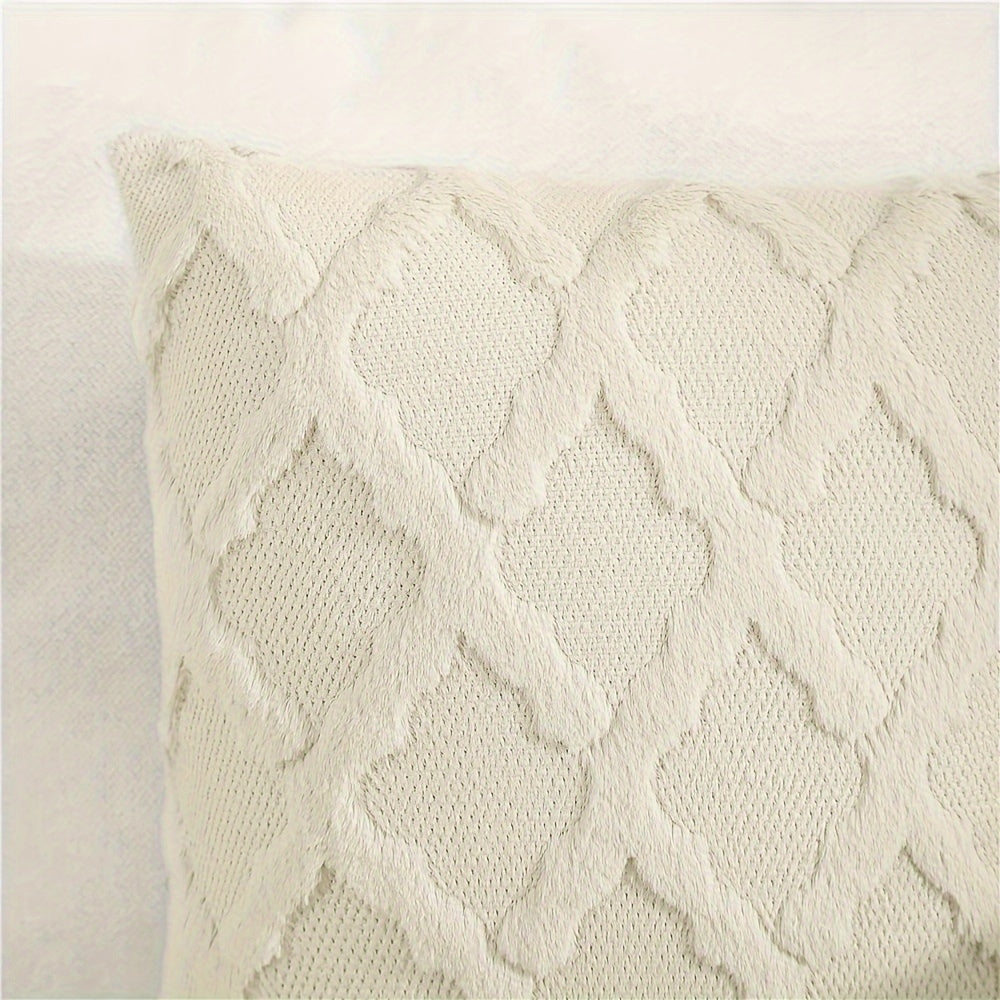 Cozy Chic Velvet Cushion Cover Set with Bohemian Flair