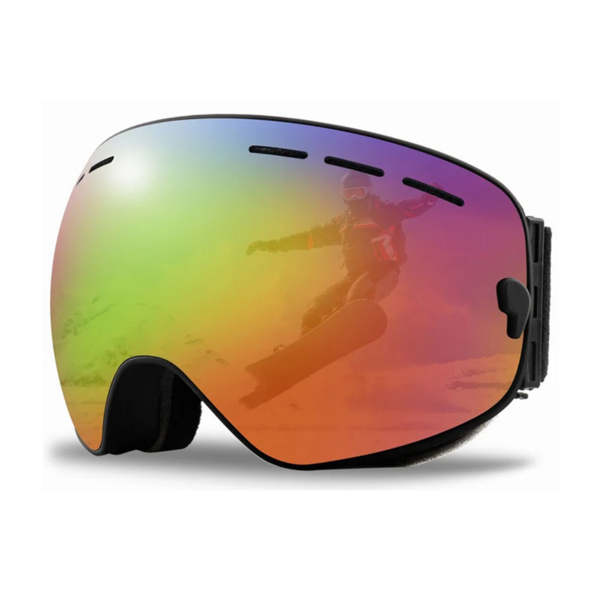 Ventilated Ski Goggles with Anti-Fog Technology