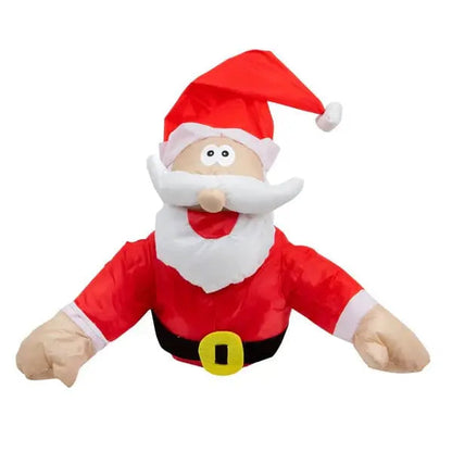 Sound-Activated Moving Decoration - Christmas Window Figure of Santa