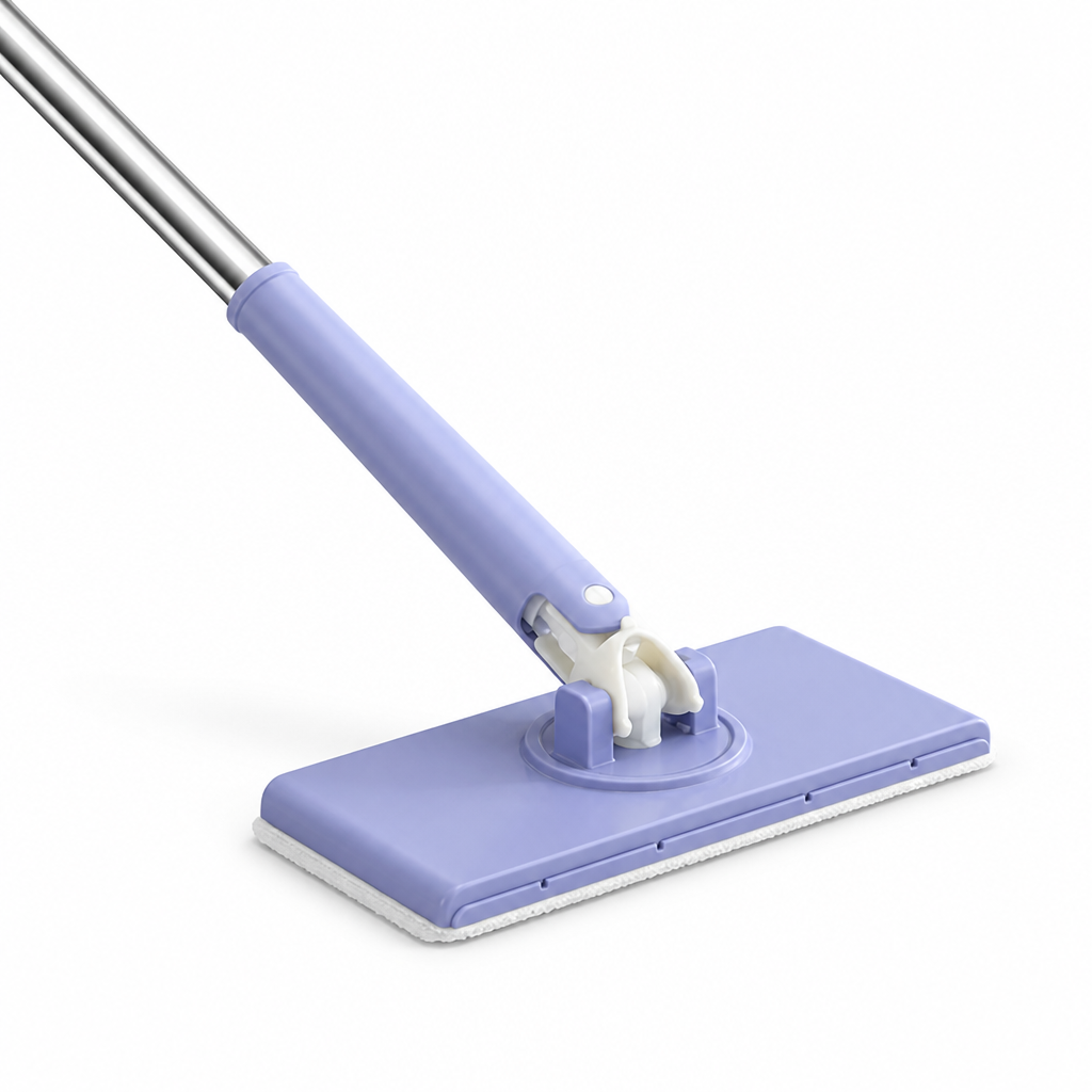 Effortless Floor Mop with Auto-Clamp & Rapid Drying