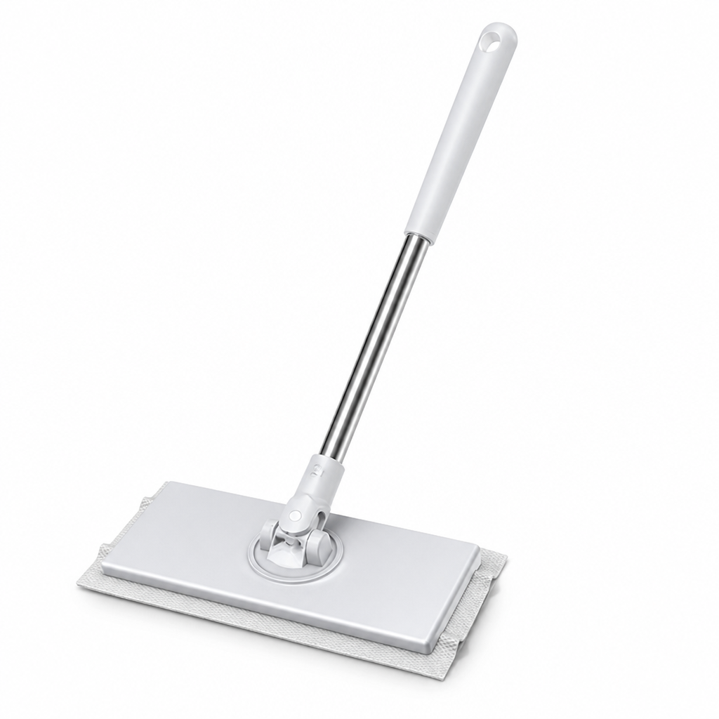 Effortless Floor Mop with Auto-Clamp & Rapid Drying