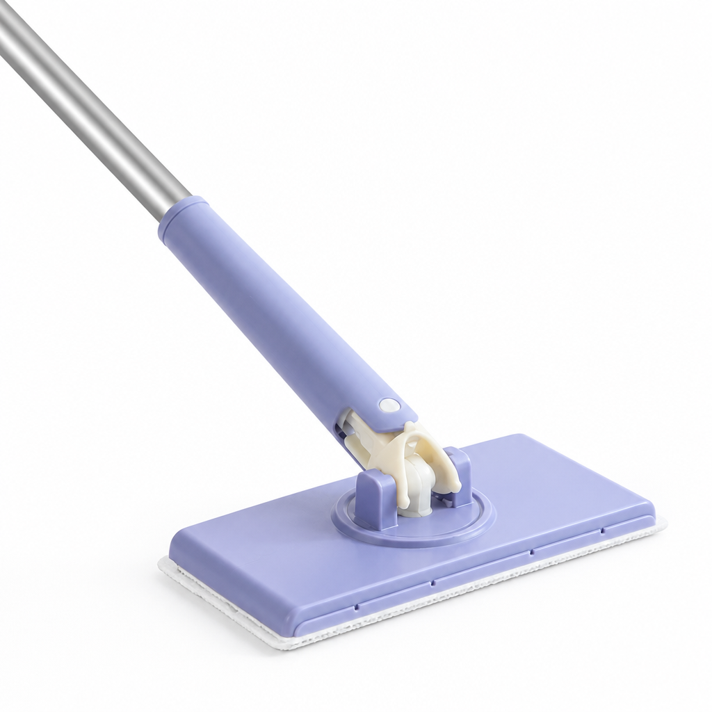 Effortless Floor Mop with Auto-Clamp & Rapid Drying