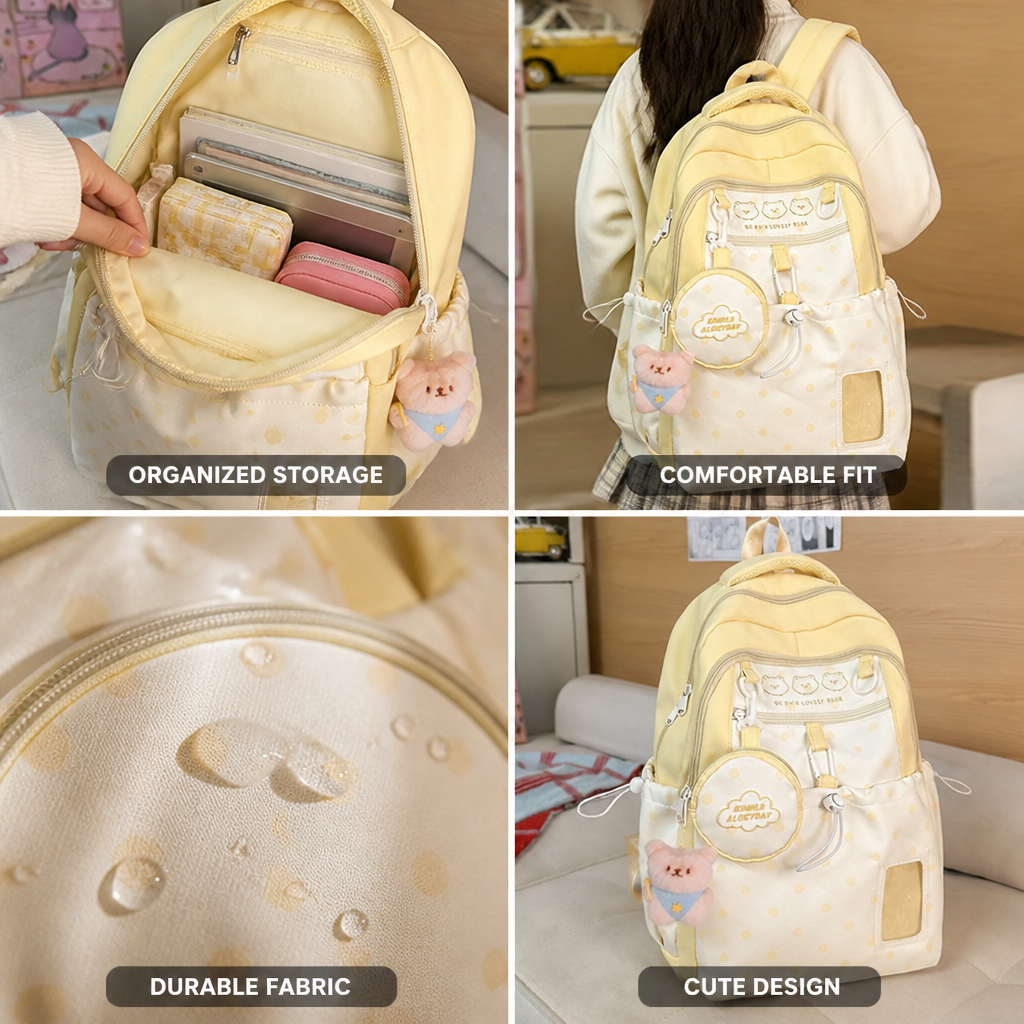 Fun and Functional Kids Backpack with Multiple Pockets