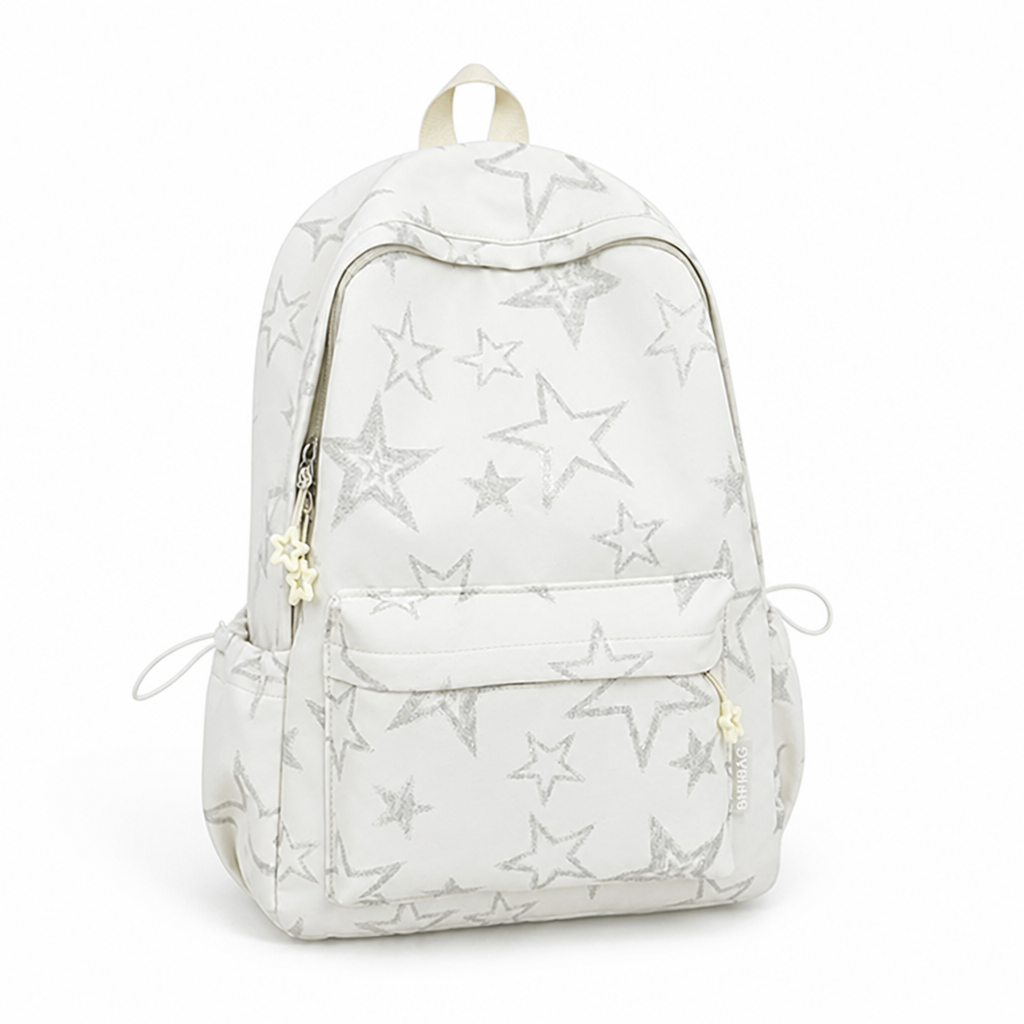 Stylish and Sturdy School Backpack with Star Design