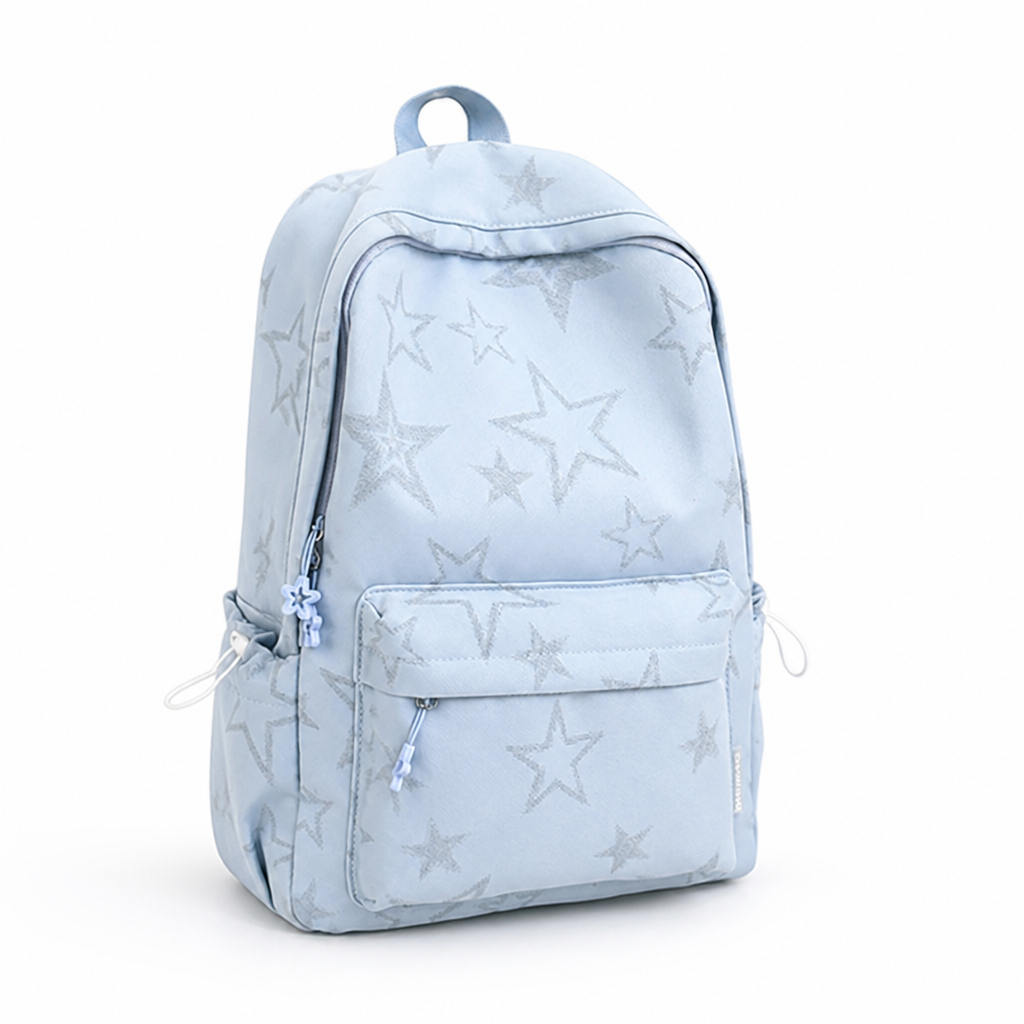 Stylish and Sturdy School Backpack with Star Design