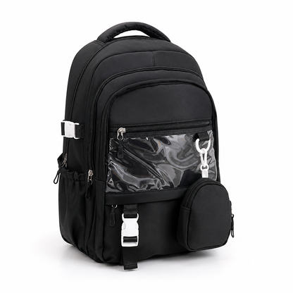 Clear View School Backpack with Comfortable Padded Straps