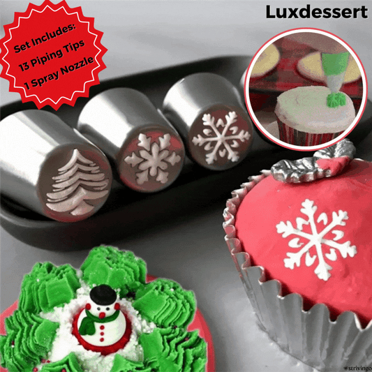 13-Piece Decorating Nozzle Set for Easy Professional Baking