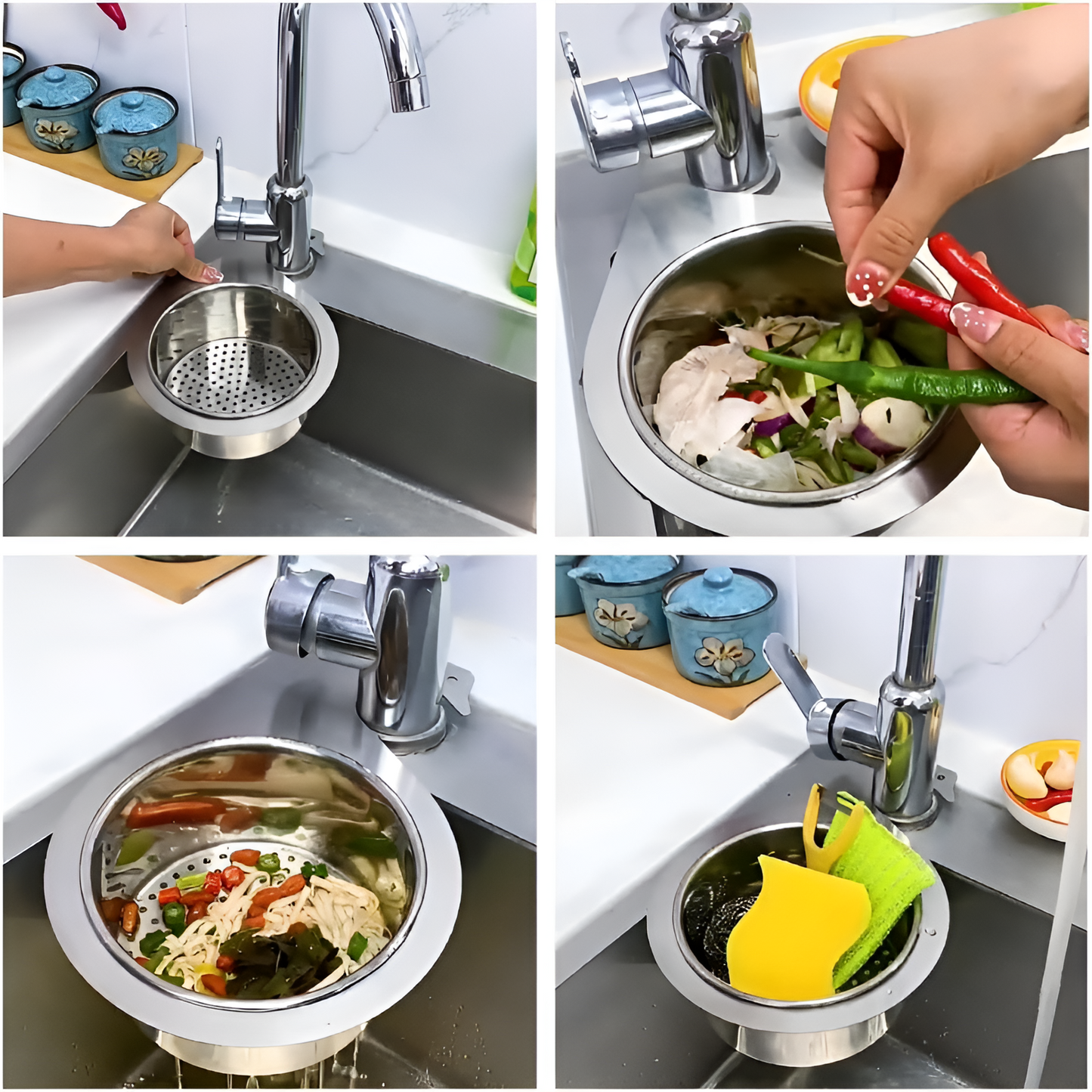 Swan-Shaped Strainer Basket