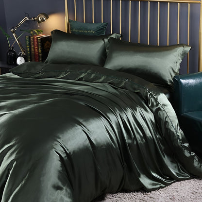 Soft Breathable Luxury Silk Duvet Cover – Easy Care