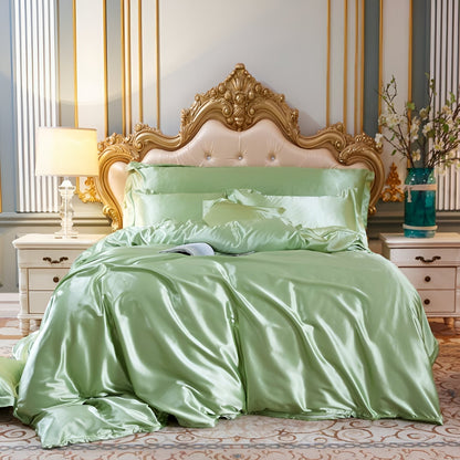 Soft Breathable Luxury Silk Duvet Cover – Easy Care