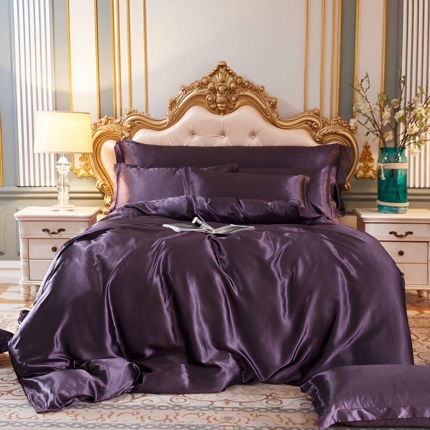 Soft Breathable Luxury Silk Duvet Cover – Easy Care