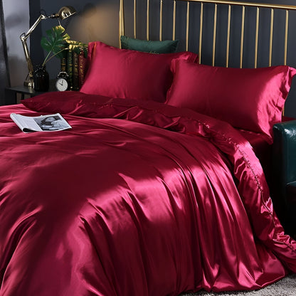Soft Breathable Luxury Silk Duvet Cover – Easy Care