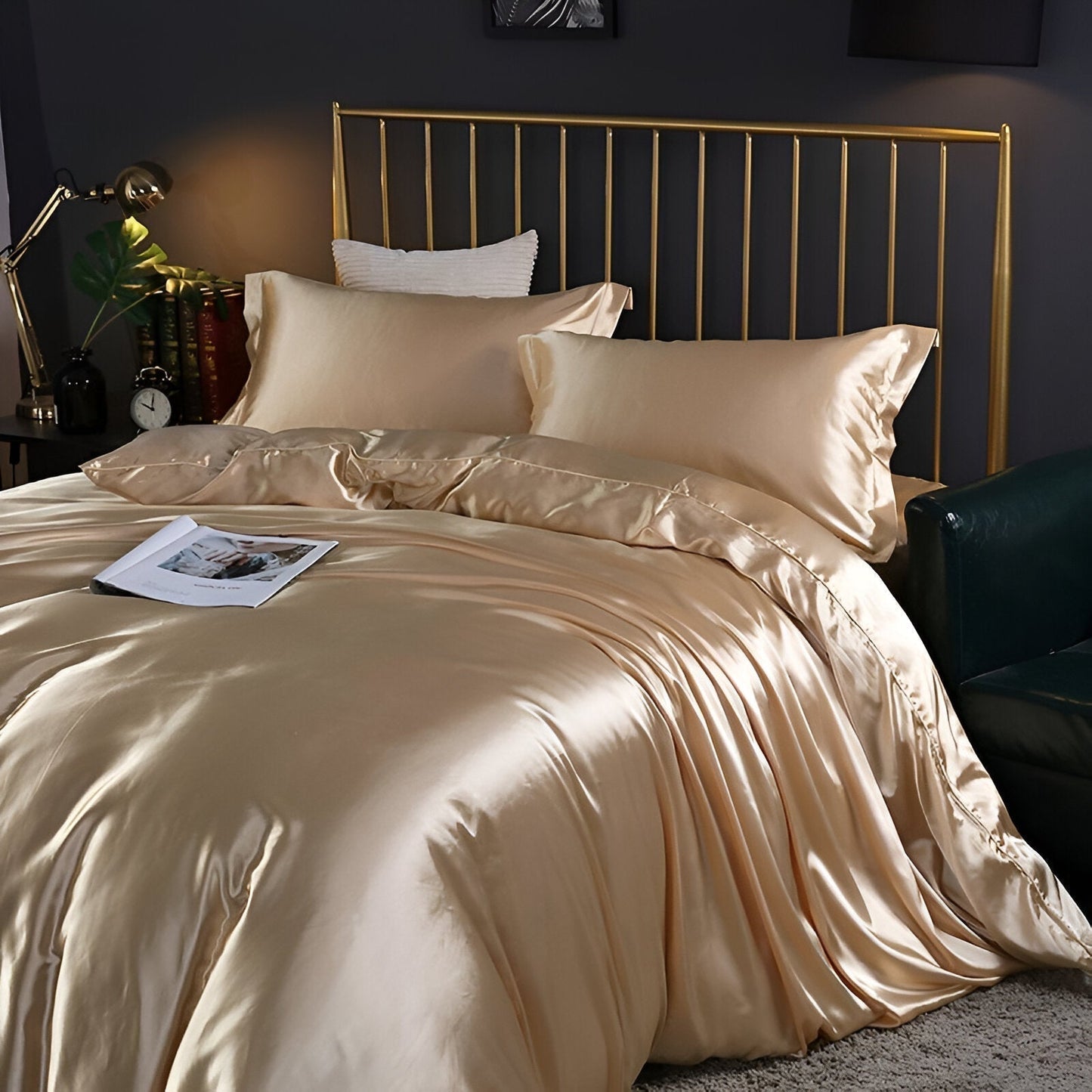 Soft Breathable Luxury Silk Duvet Cover – Easy Care